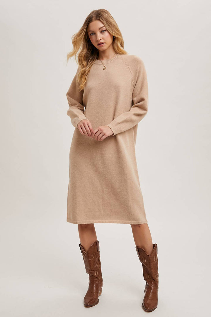 SWEATER MIDI DRESS