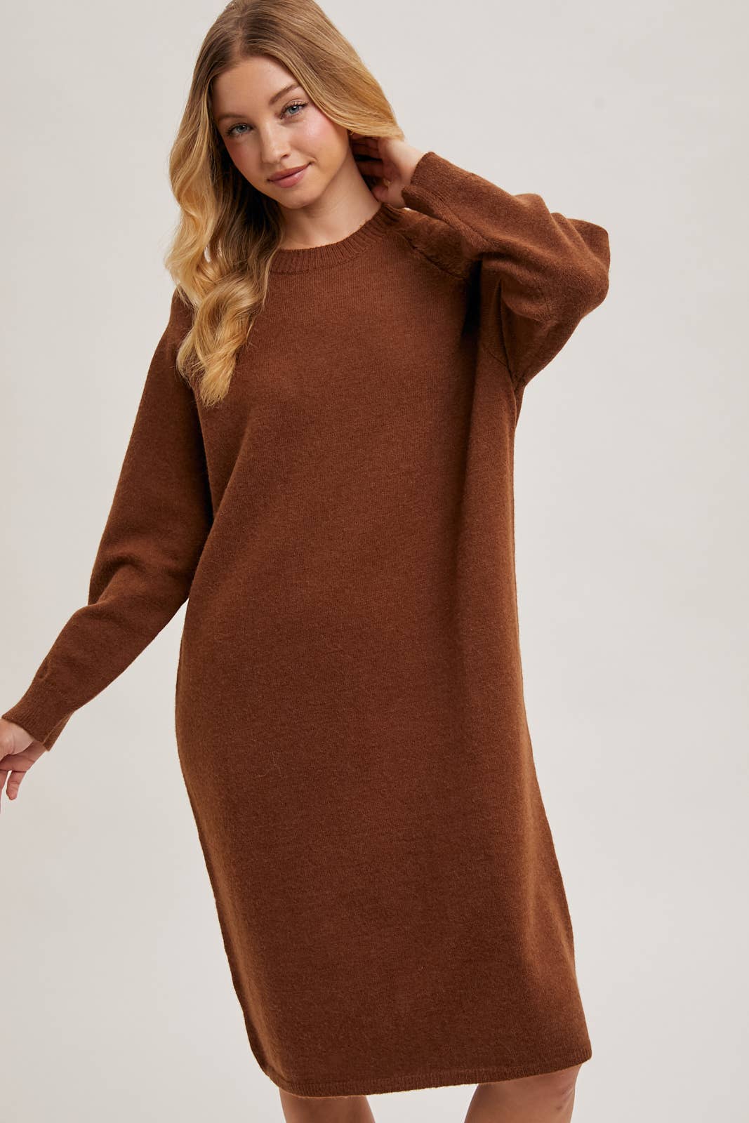 SWEATER MIDI DRESS