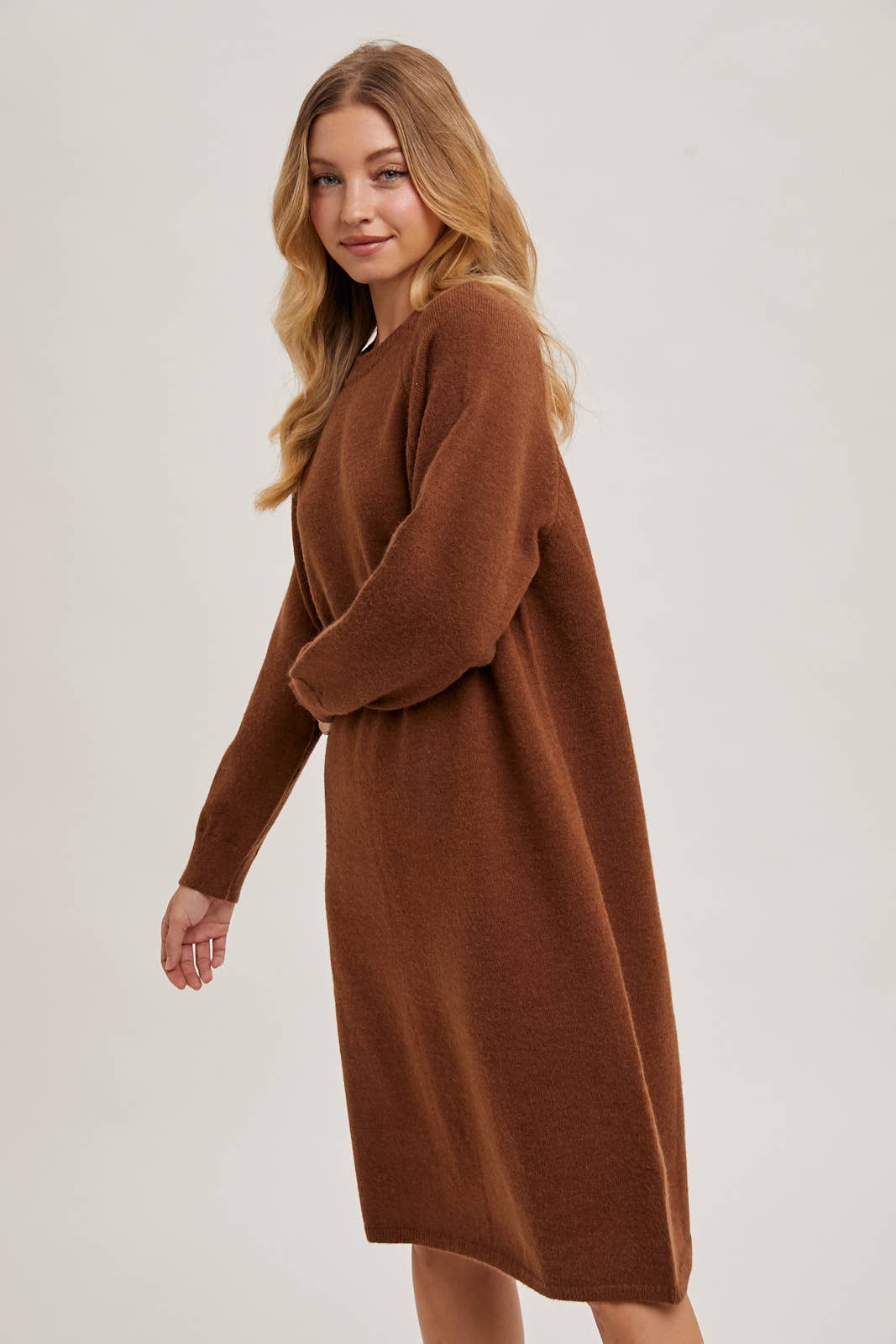 SWEATER MIDI DRESS