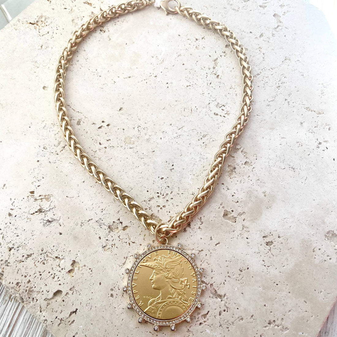 Gold coin Pendant