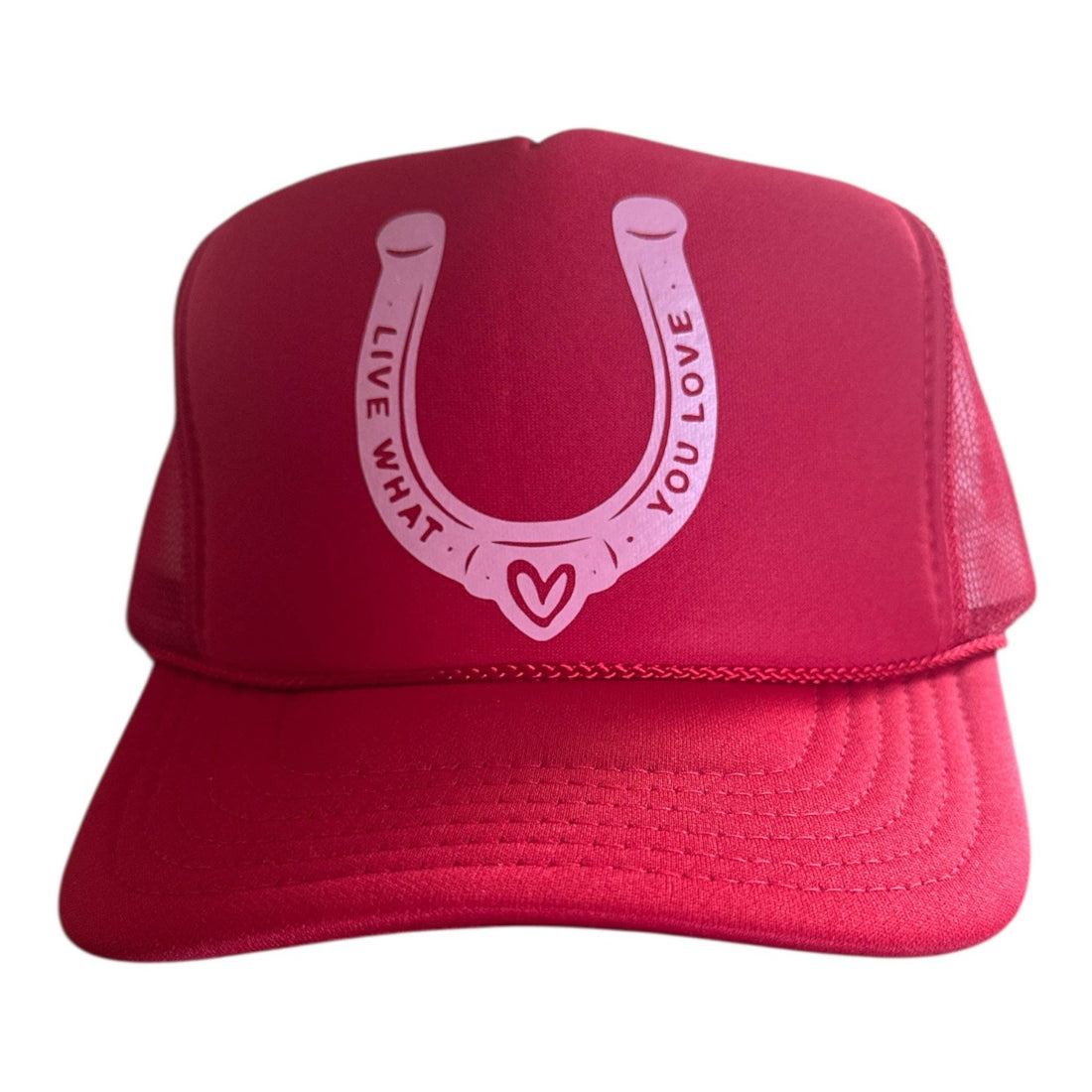 Lucky in Love Trucker: DARK GREEN - GOLD