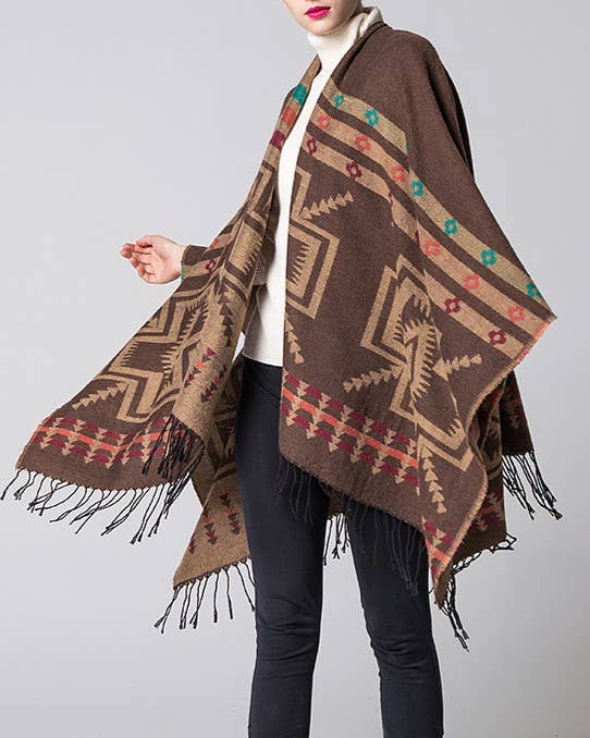 Wrap classic shawl: Navy